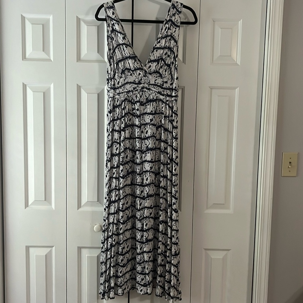 Navy and white Maxi